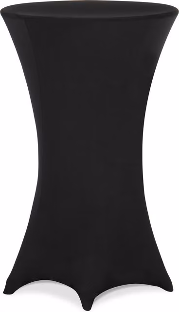 Copritavolo elastico in poliestere ed elastan colore antracite Ø 70 cm con tecnologia Detex – 1