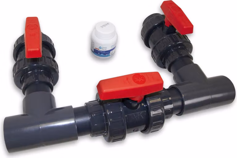 Set di bypass per pompe di calore/sistemi di dosaggio | Ø 50 mm presa incollata -unglued-