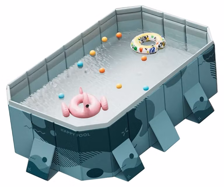 Piscina, design pieghevole, facile da installare, 2,6 metri