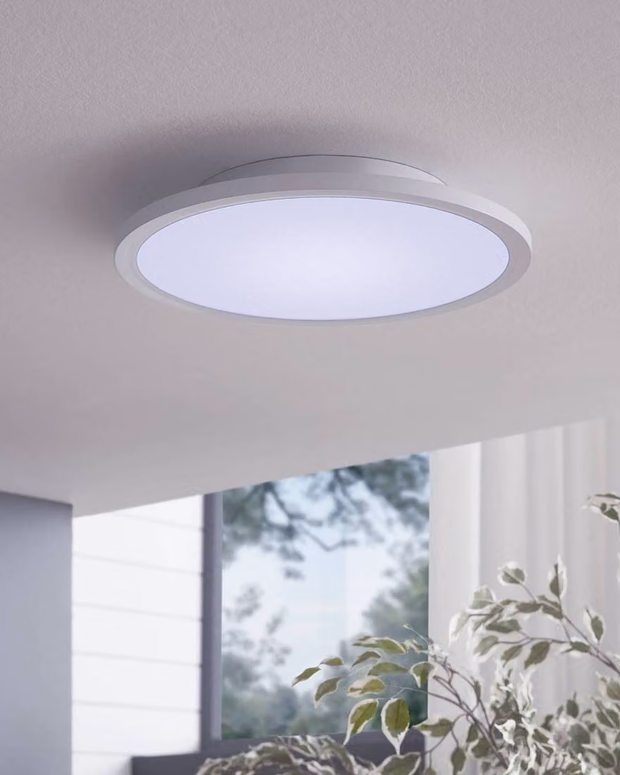Apparecchio LED a soffitto Eglo Crosslink RGBW CCT 16 W 2100 lm 2700-6500 K bianco con telecomando