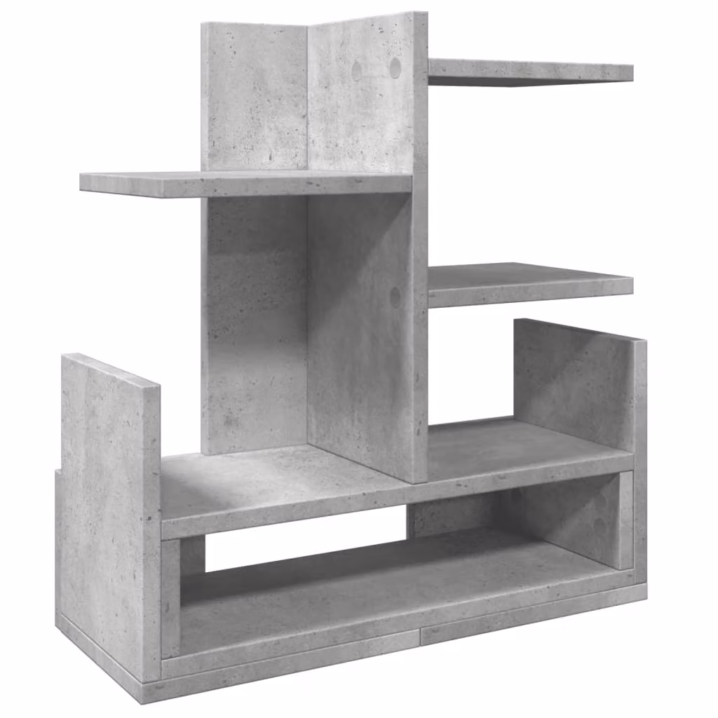 Organizer Scrivania Grigio Cemento 49x20x52,5 cm Multistrato