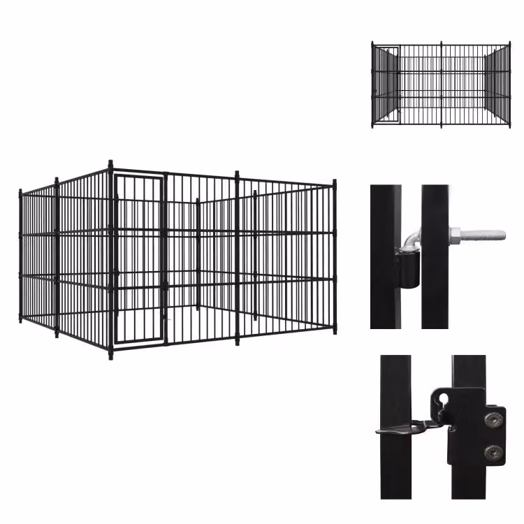 vidaXL Cuccia per cani da esterno 300×300×185 cm - Cucce per cani e recinti