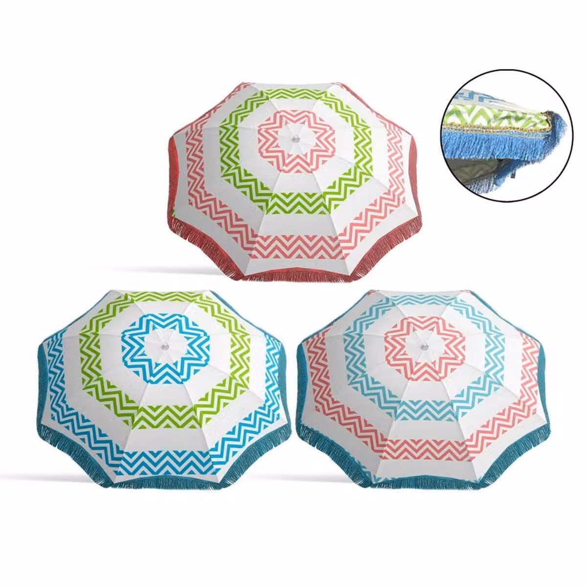 Ombrellone da giardino BigBuy, multicolore, standard