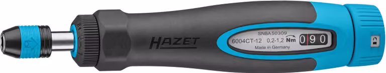 HAZET Drehmomentschraubendreher Standardgriff (1/4 Zoll Sechskant) 6004CT-12