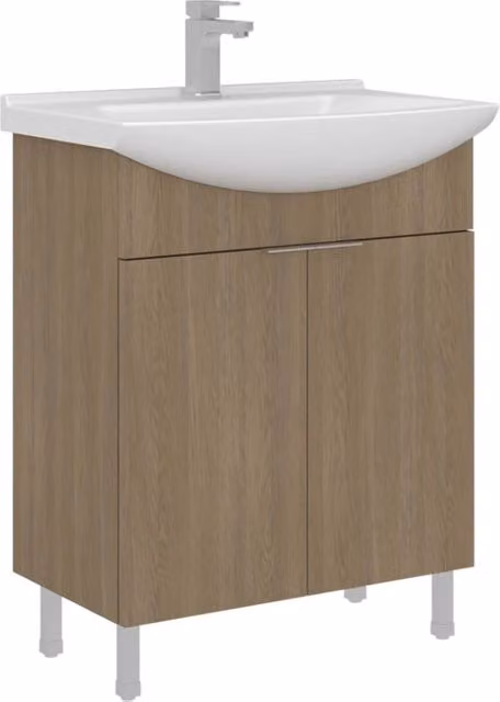 Mobile lavabo "Purus 65" - 65 x 50 x 83 cm - Rovere Sonomo
