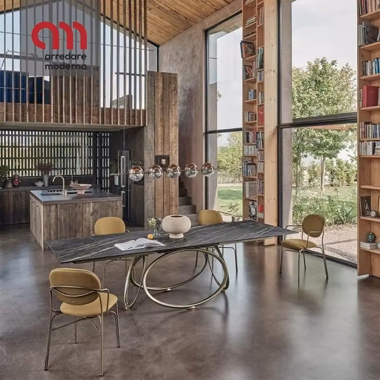 Tavolo Louis Bontempi Casa Rettangolare Allungabile