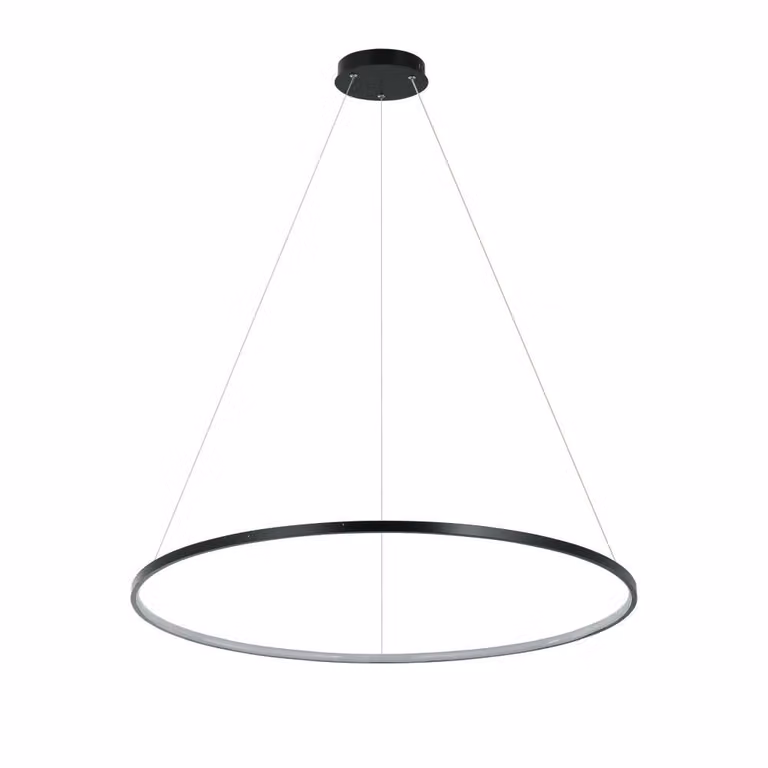 Lampada a sospensione LED 48W RING LP-909/1P L BK CCT Light Prestige