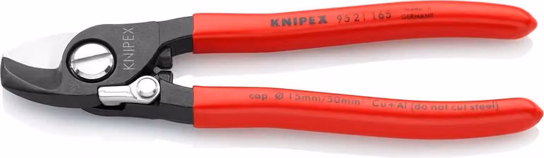Cesoie per cavi KNIPEX con molla di apertura