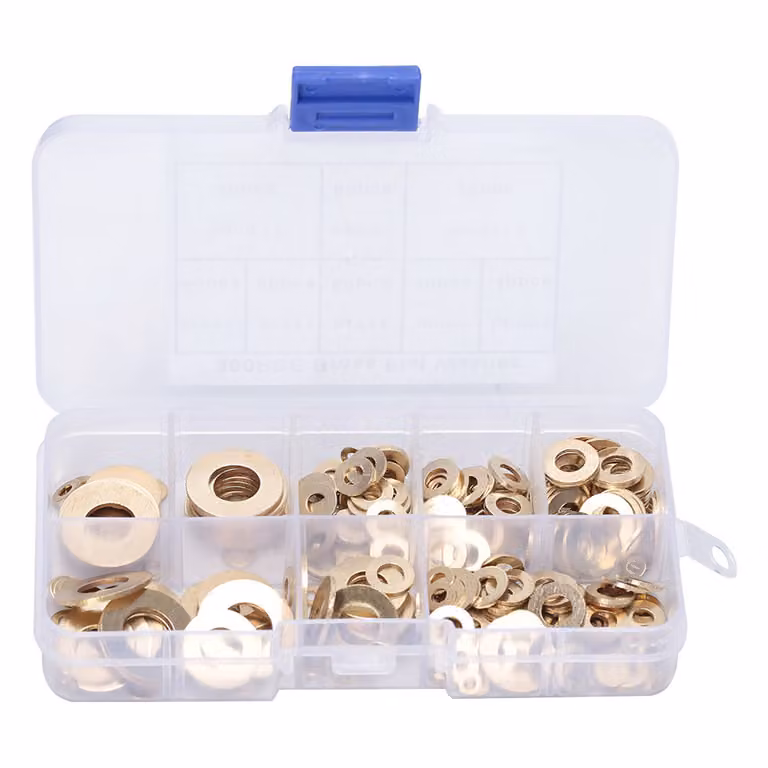 Distanziale in ottone, distanziale piatto, anello di tenuta, anello di collegamento, O-ring