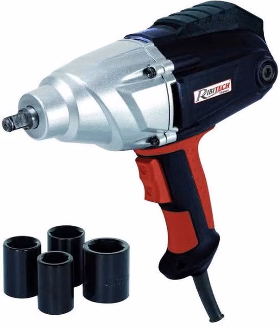 Avvitatore a impulsi elettrico Trade Shop con display e massa battente pneumatica da 1050W, colore nero