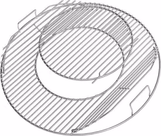 Griglia di cottura in acciaio inox Weber Gourmet per barbecue a carbone, colore argento, L: 57 cm