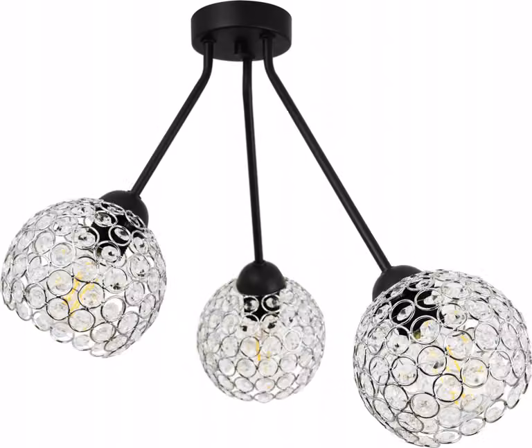 Lampada a sospensione a LED - Lampadario moderno a soffitto con paralume Plafon per soggiorno e camera da letto