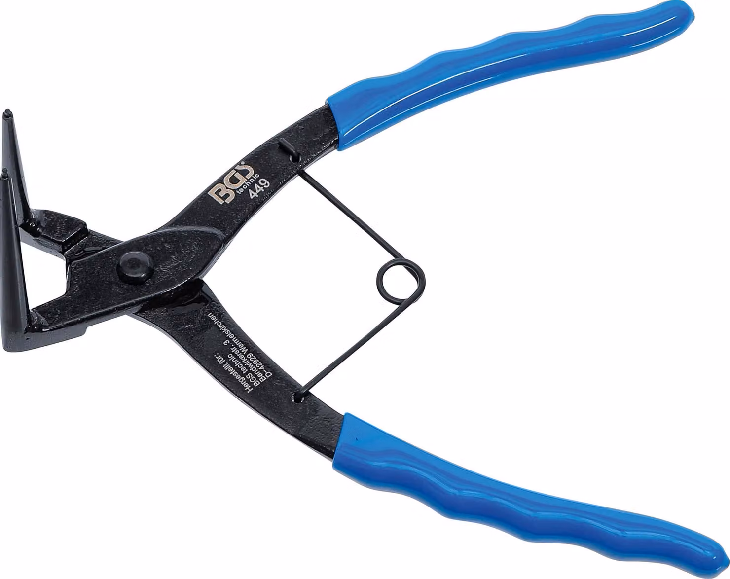 BGS Pinze per anelli elastici a 90° per anelli elastici interni 165 mm - 449