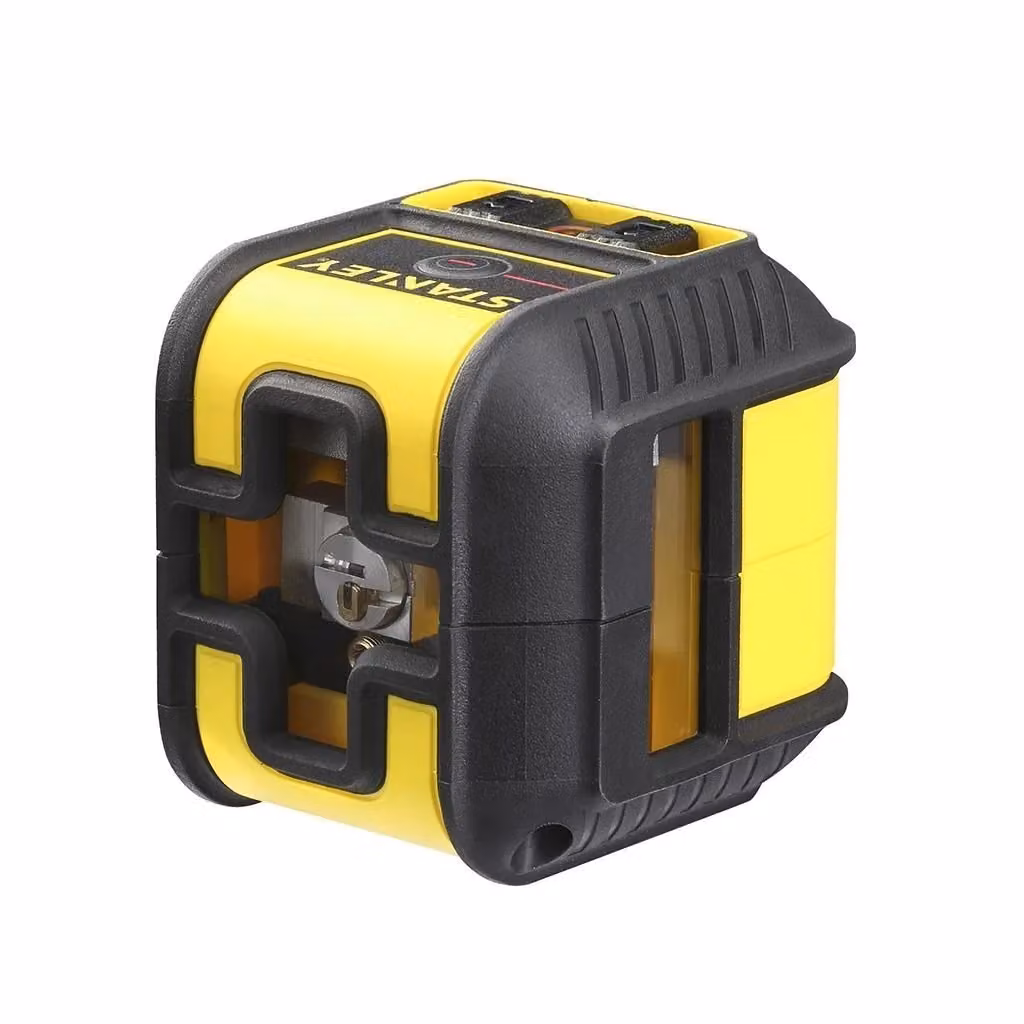 Livella laser autolivellante Stanley Cross 90 con 2 raggi orizzontali e verticali, portata 12 m, colore nero giallo – 3