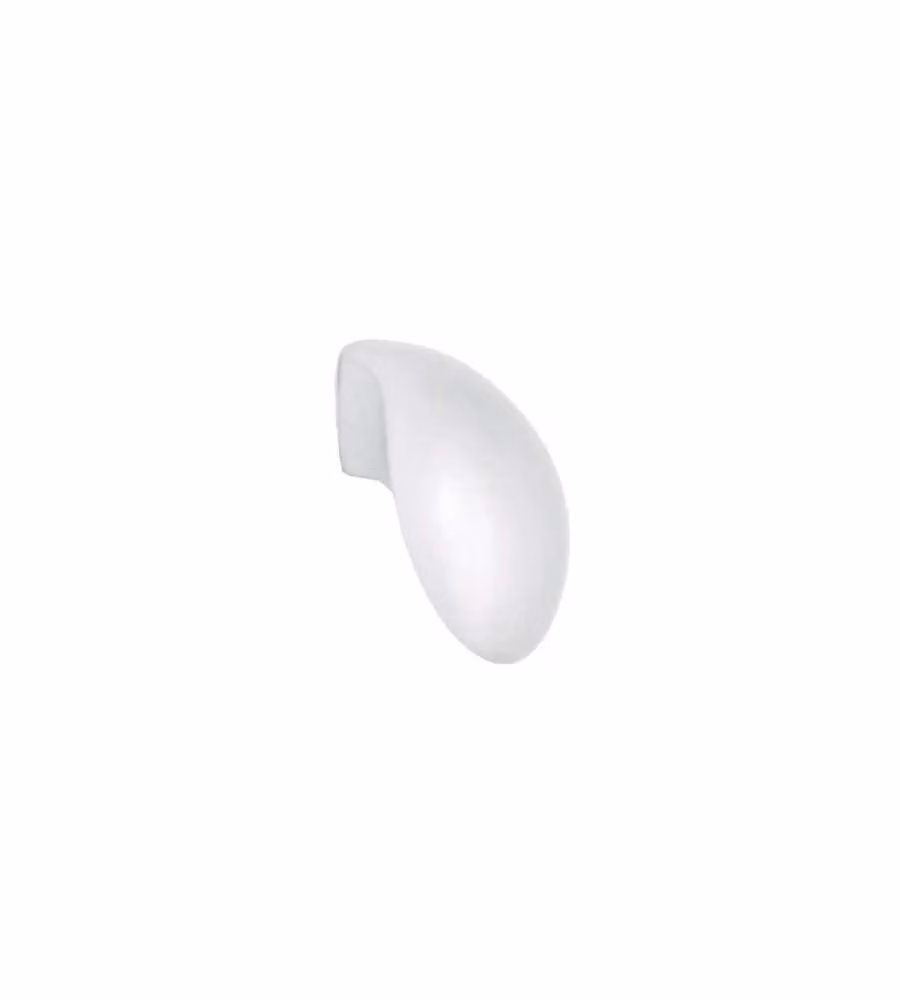 Maniglia Goccia Laccata Grigio 1 Foro