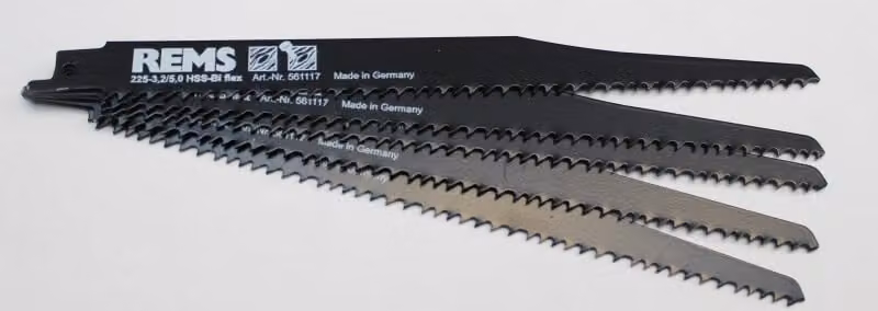 Lama Rems per legno 225-3,2/5,0 (confezione da 5), 561117, 561117