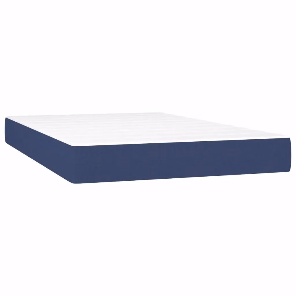 Materasso Ibrido vidaXL Blu e Bianco in Tessuto, Rigidità H3, L/P/H: 120 x 200 x 20 cm – 2