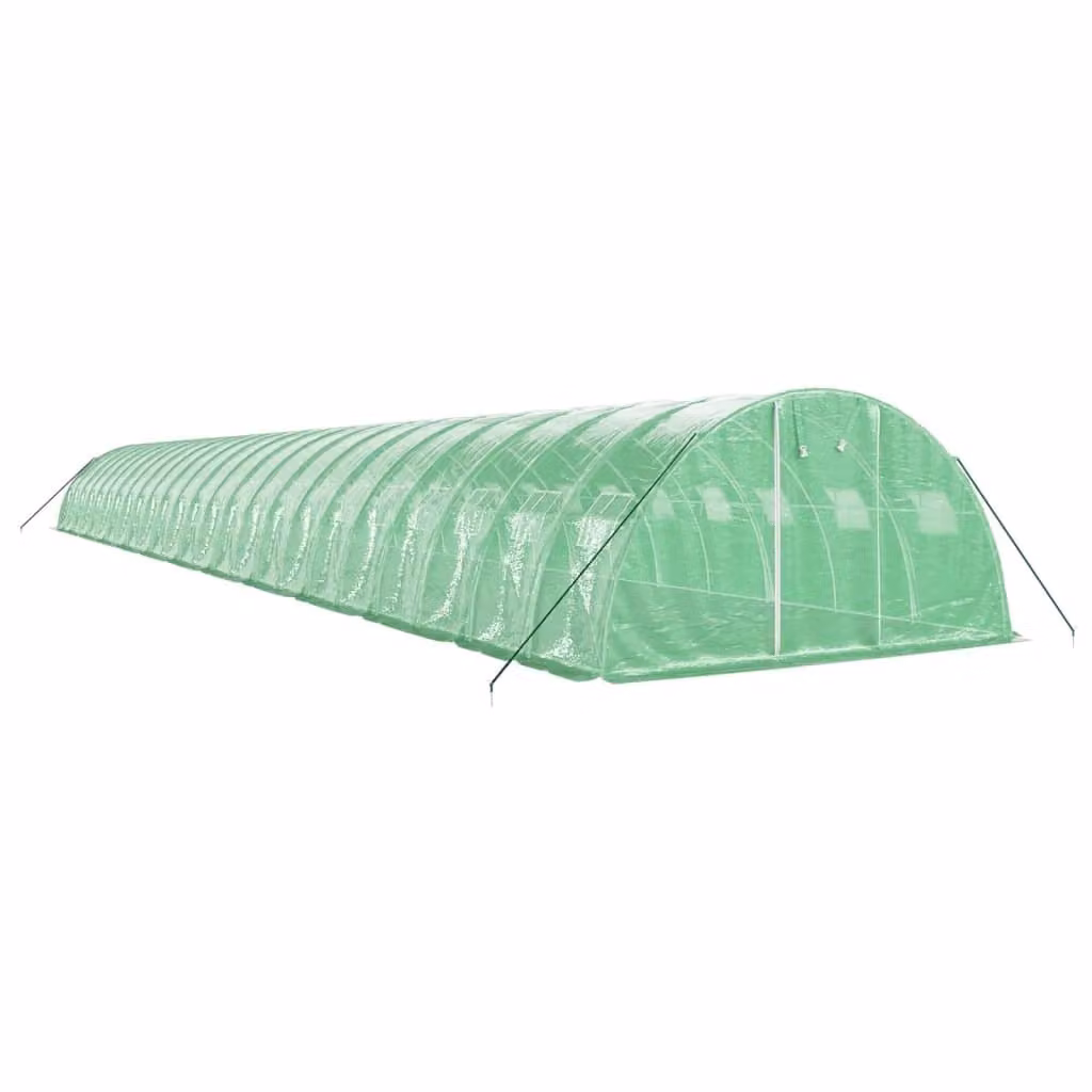 Serra con Telaio in Acciaio Verde 96 m² 24x4x2 m