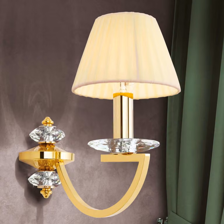 ORION Applique da parete Avala, dimmerabile, Ottone / Oro, Soggiorno / Sala da pranzo, Ottone, Applique