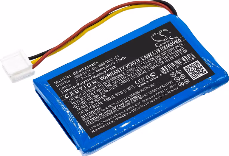 TECHTEK Batteria compatibile con [Husqvarna] GSM-GPS, Modul-B sostituisce 535 0636-01, per 535 0962-01, per 575 24 24-01, per 575 24 24-02, per 575 2