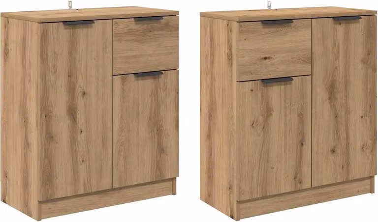 Sideboards 2 pcs Rovere artigianale 60 x 30 x 70 cm