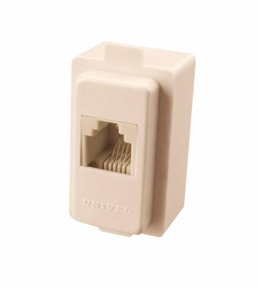 Frutto presa telefonica "Plug" 6/4 poli
