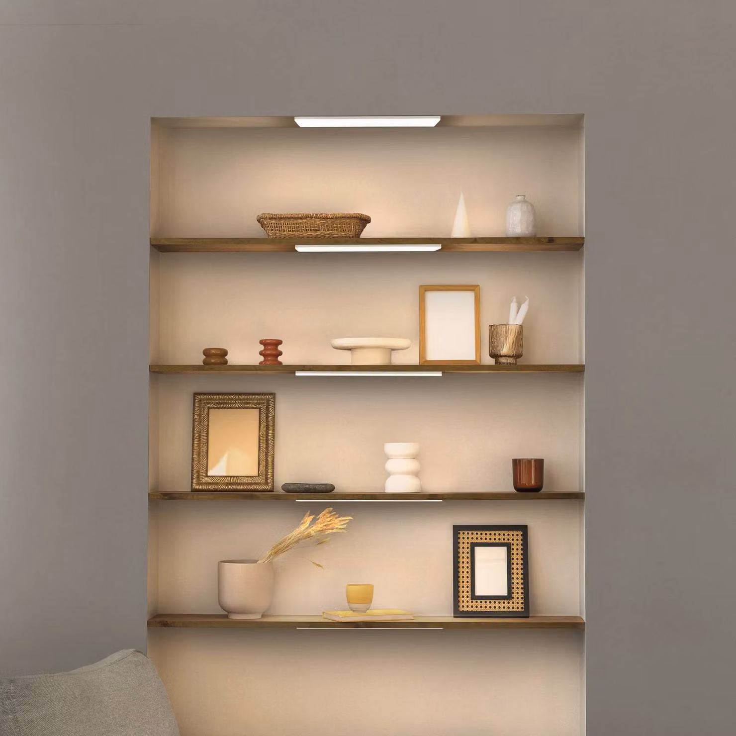 OSRAM Lampada LED per mobili Panel 30 x 20 cm bianco CCT dimmerabile Panel,, Bianco / Opale, Cucina, Plastica, Lampade per mobili