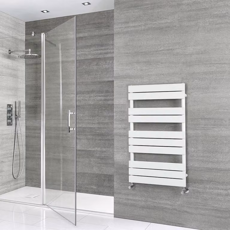 Scaldasalviette di Design - 975mm x 600mm - Bianco - Lustro