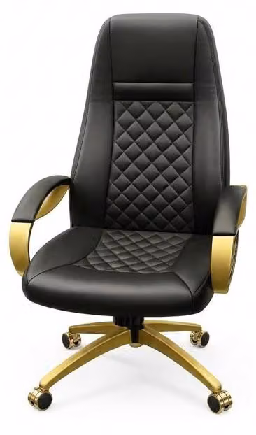 Sedia da ufficio, comoda, confortevole, morbida, spaziosa, nera, moderna, nuova