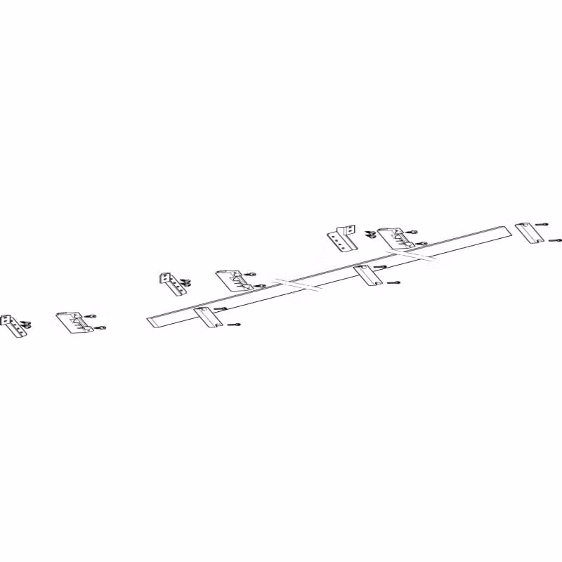 ABN Modulo per guide di raccolta 4FB/1RE N/PE con CU 30x10 mm, unipolare, 30° Standard MXSC41461