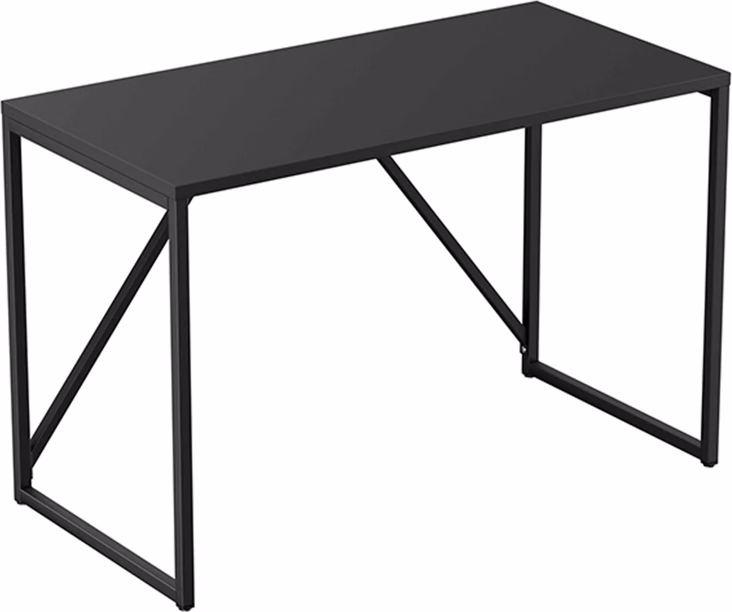 Scrivania moderna L120 cm in metallo nero - Oviala Daisy