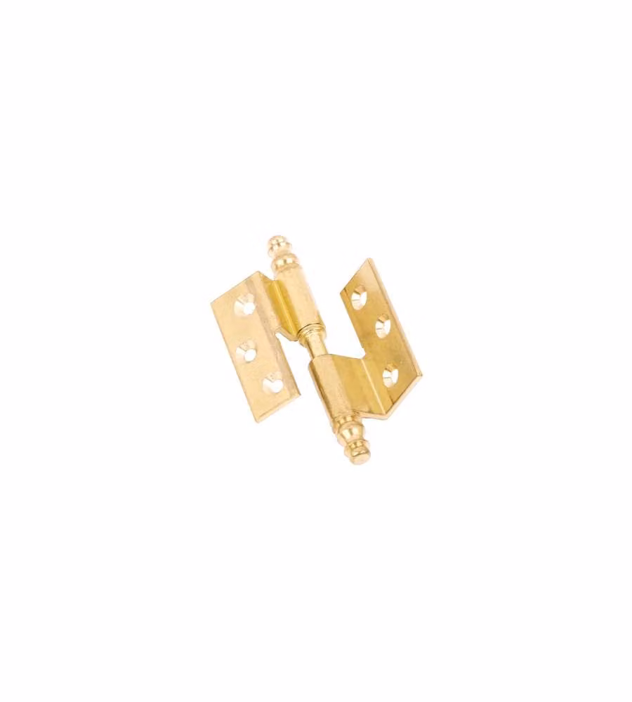 Cerniere Con Collo Canotto Liscio Ottone Lucido Mm.40X40 Destra