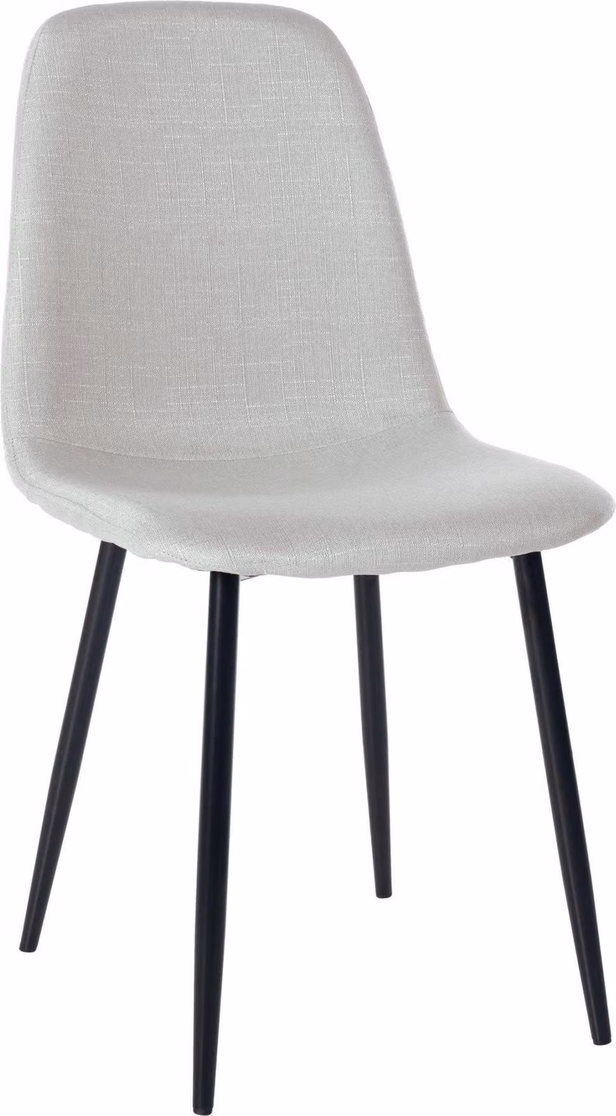Sedia da pranzo - sedia da pranzo - imbottitura e cura confortevoli - design amichevole | colore: crema | materiale: polvere