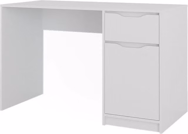 Scrivania Ruben Vicco Bianco L: 120 cm, P: 55 cm, H: 75,6 cm – 1