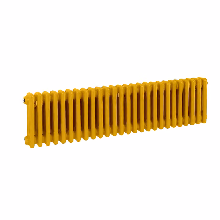 Radiatore Orizzontale a Colonne (2 Colonne) 300mm x 1190mm - Giallo (Dandelion Giallo) - Regent
