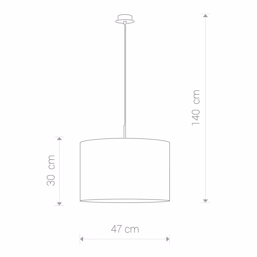 Lampadario a sospensione Nowodvorski Lighting Alice nero e oro in tessuto e metallo, diametro: 46 cm, altezza regolabile – 2