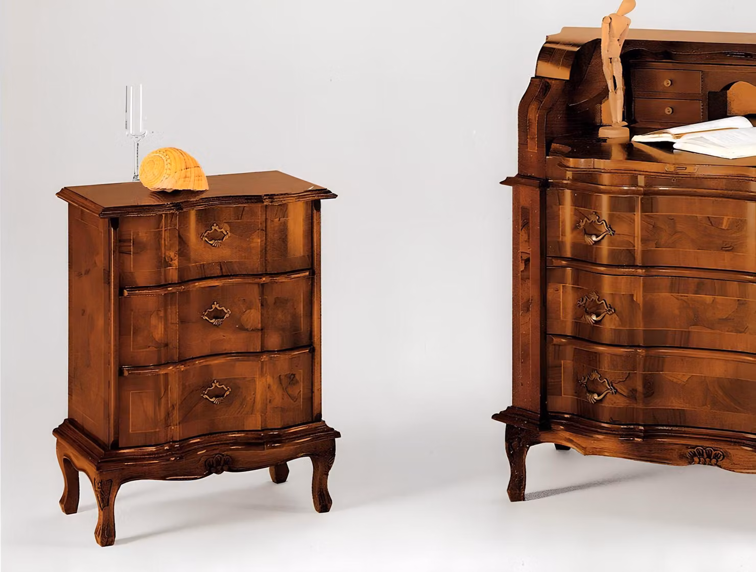 Nachttisch Luxus Holz Nachttische Tisch Konsolen Nacht Modern Stil Konsole