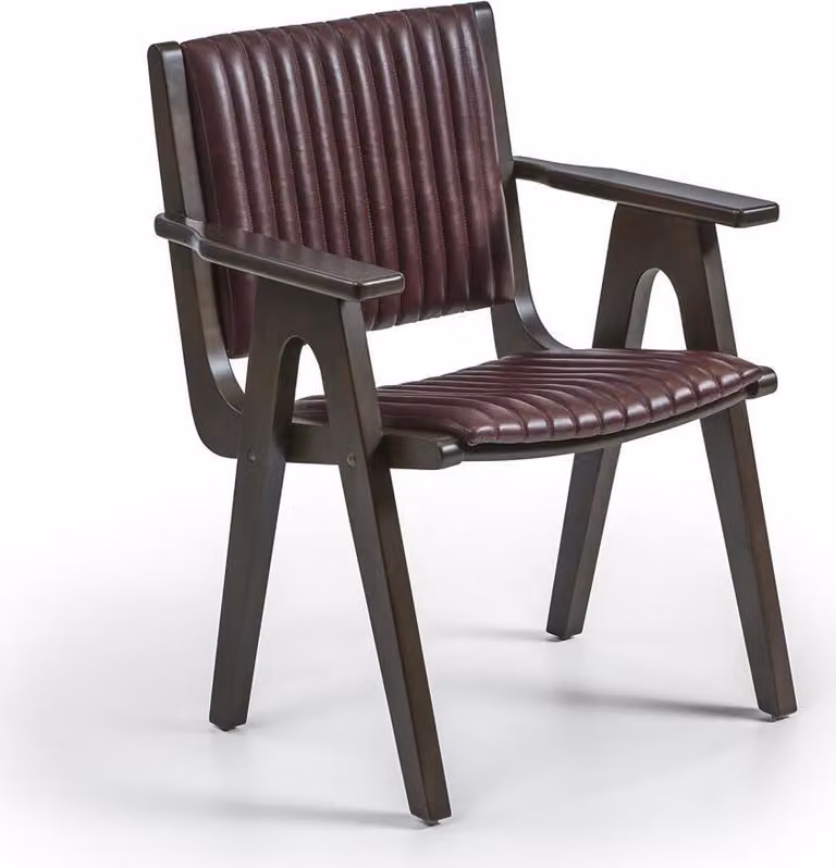 Möbel Esszimmer Design Stuhl mit Armlehnen Holz Stuhl Polstersitz
