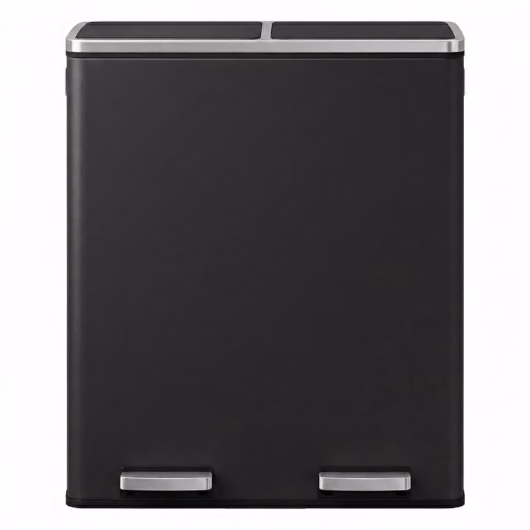 SONGMICS Pattumiera Raccolta Differenziata | SONGMICS HOME, Nero