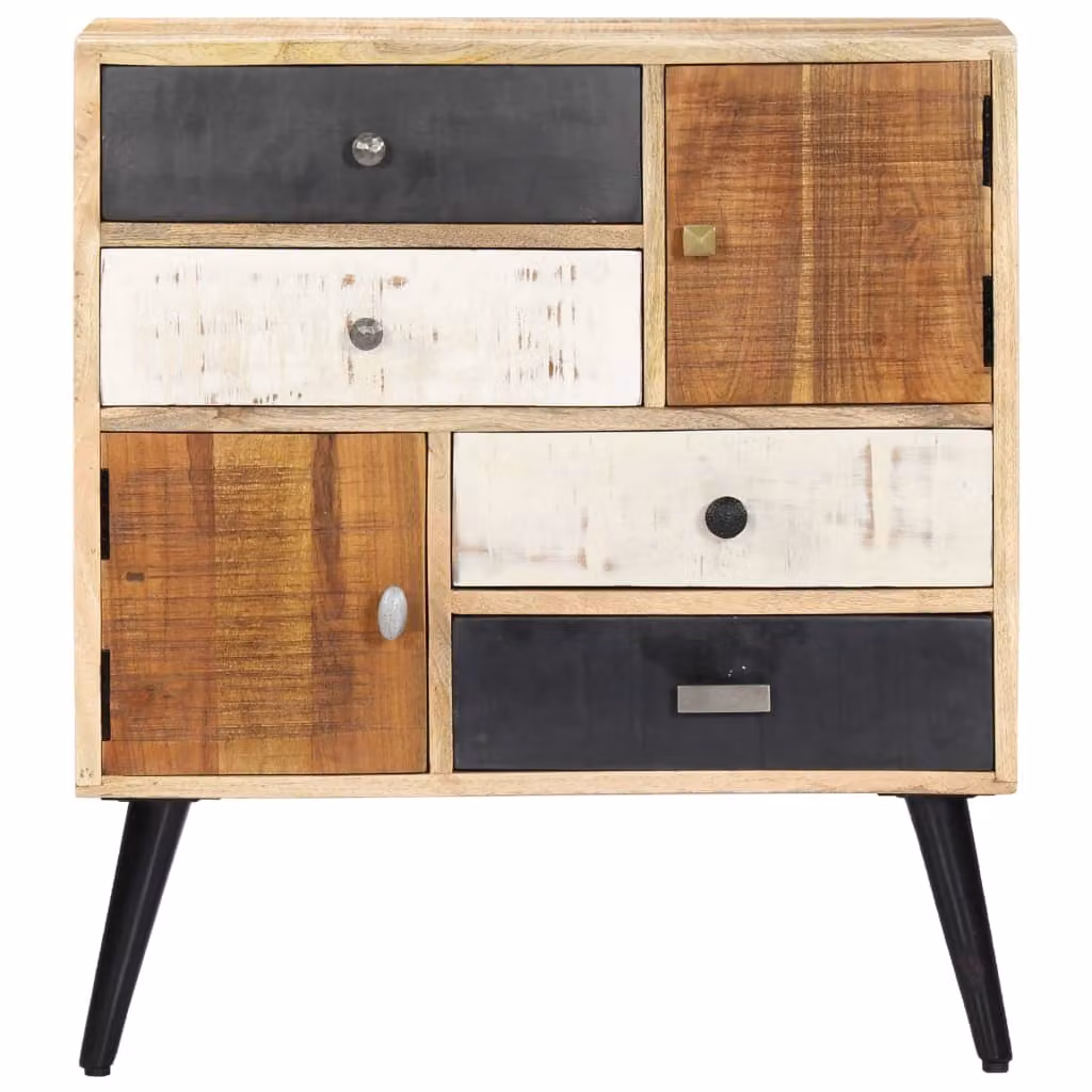 vidaXL Credenza 70x30x78 cm Legno massiccio di mango