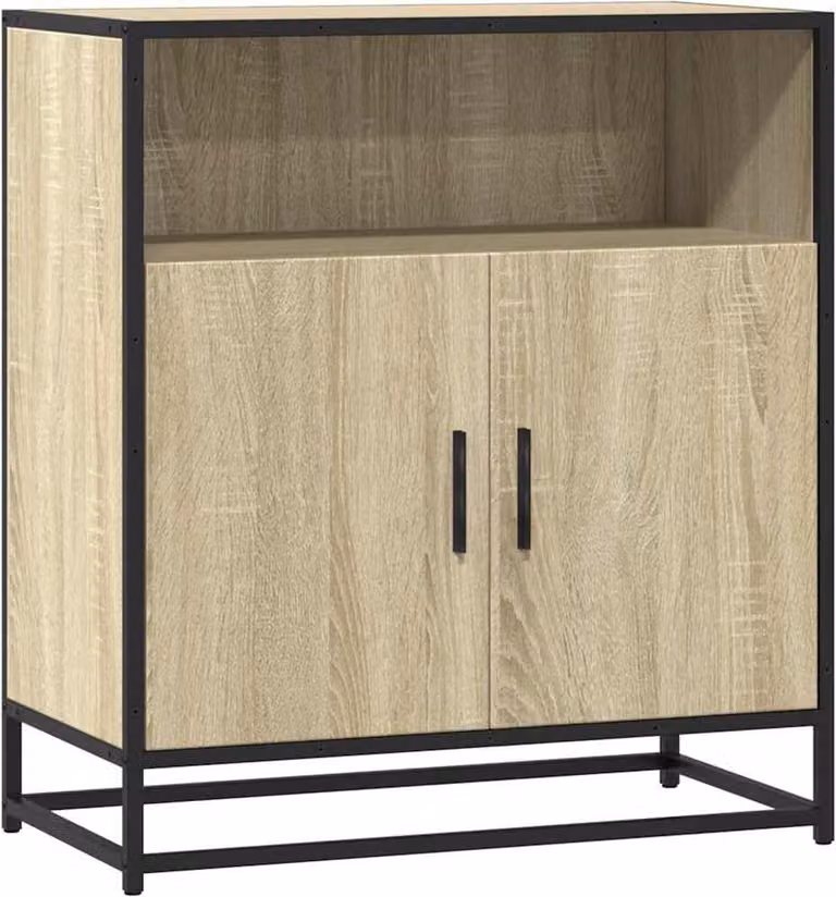 Credenza Rovere Sonoma 68x35x76 cm in Legno Multistrato