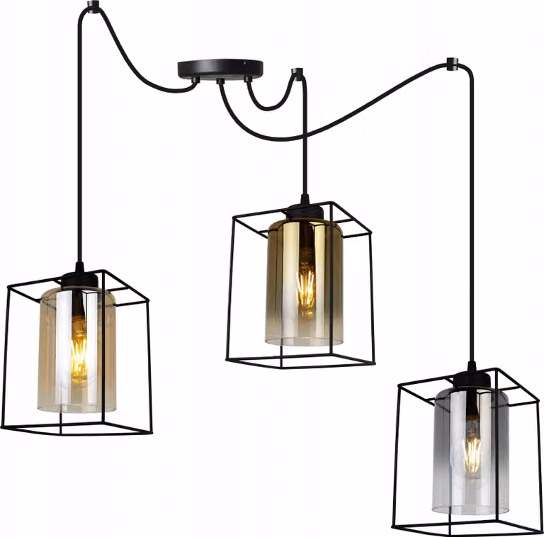 Moderna Ed Elegante Lampada A Sospensione Con Paralume In Vetro
