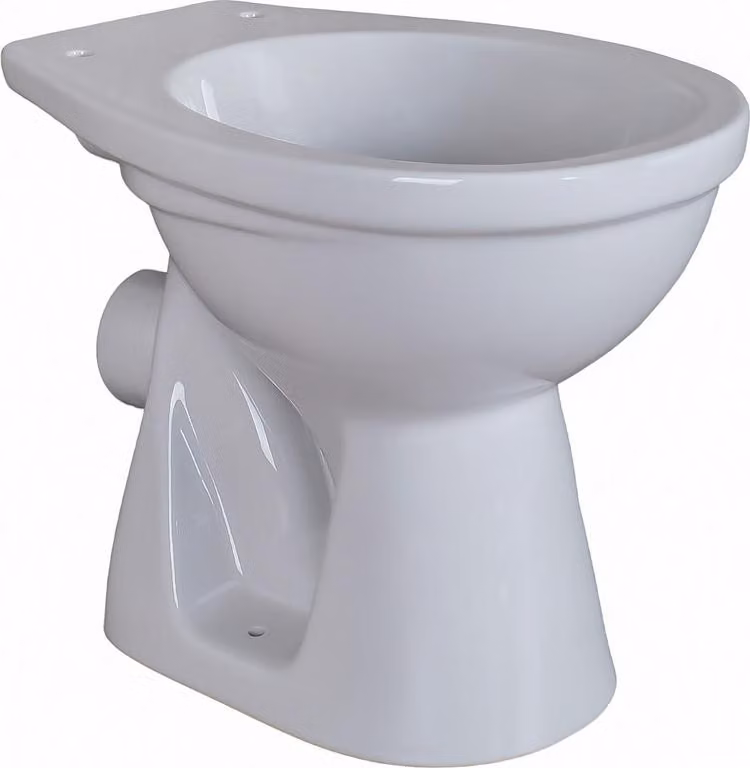 Water WC con scarico profondo, attacco a muro orizzontale, modello Manhattan, colore grigio
