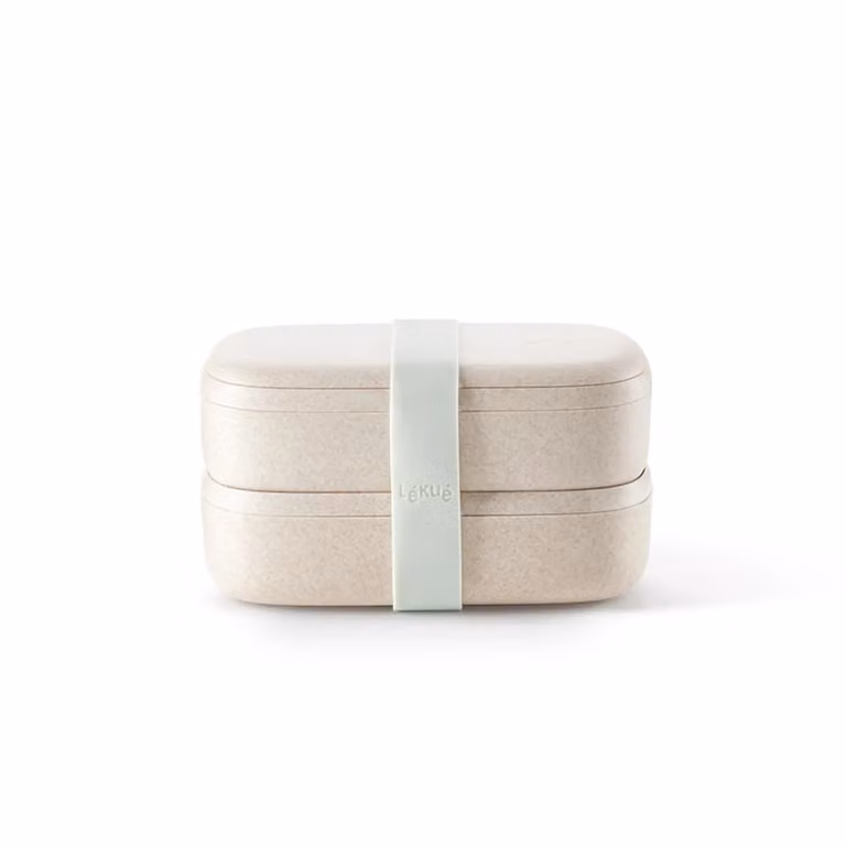 Lunchbox To-Go Organic Collection, cm 19x10x11, 2 pezzi