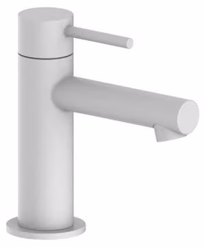 Herzbach SIRO WHITE Valvola per lavabo a colonna senza scarico, bianco opaco