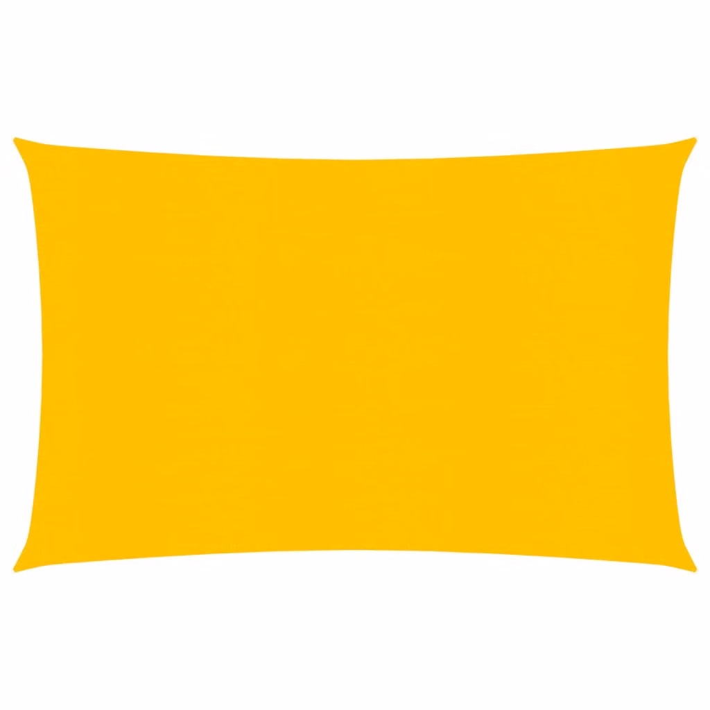 The Living Store Tenda da sole 160 g/m² giallo 3x4,5 m HDPE