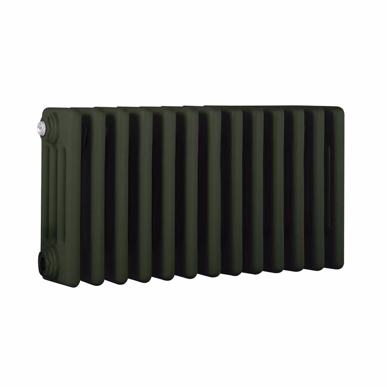 Radiatore Orizzontale a Colonne (4 Colonne) 300mm x 605mm - Verde (Evergreen) - Regent