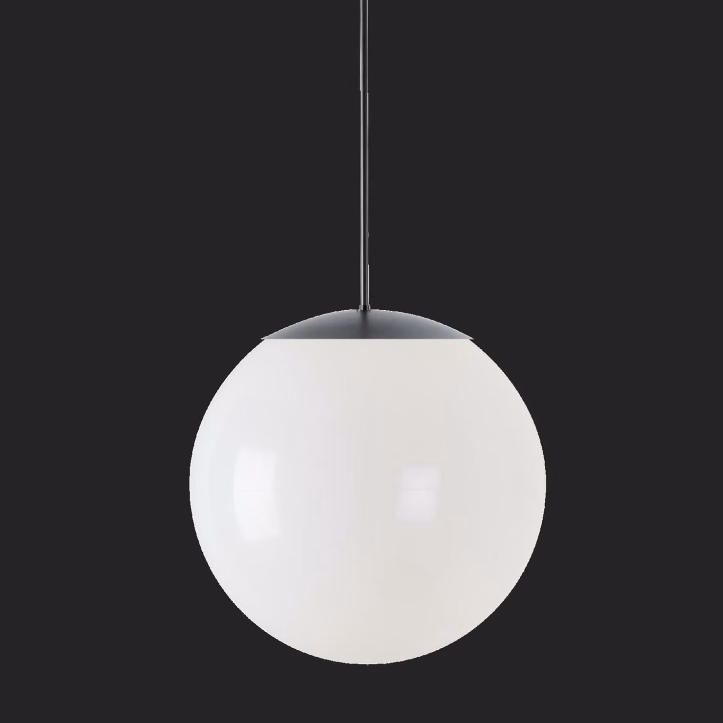 OSMONT ISI72741 ISIS S4 PM HP apparecchio a sospensione in plastica nero/bianco IP40 4000 K 58W LED combinazione di emergenza 3 h
