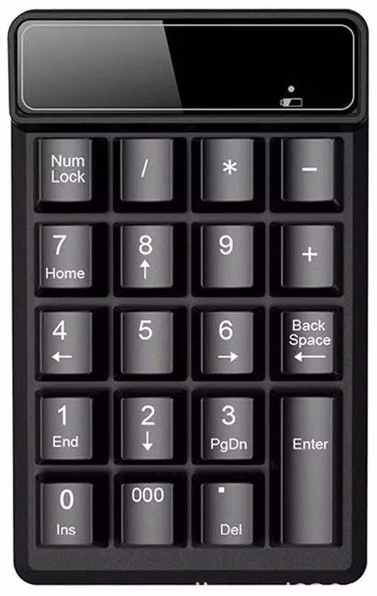 Tastiera numerica compatta e wireless, mini-tastiera sospesa