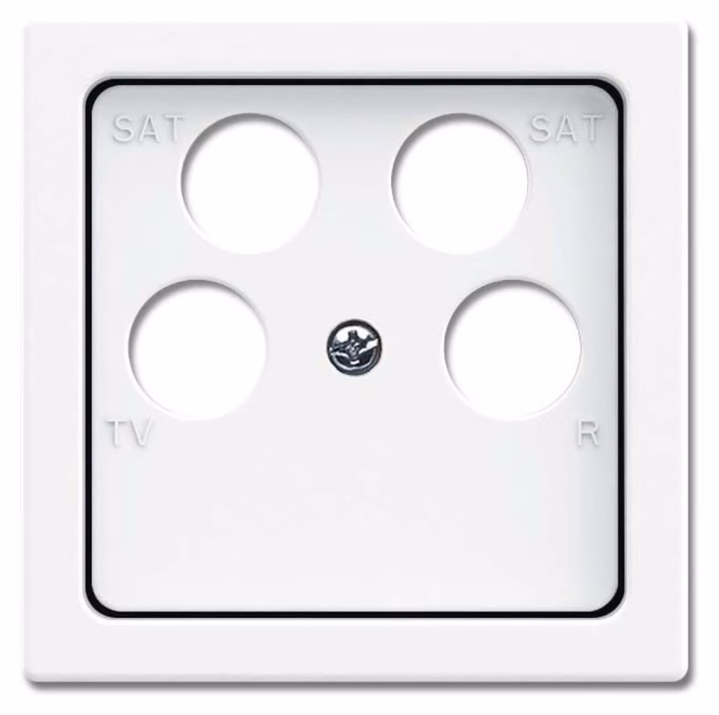 Busch-Jaeger studio disco centrale coperchio bianco 1743/10-04-84